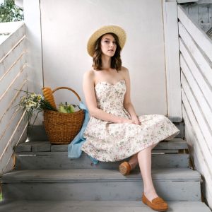 floral midi dress